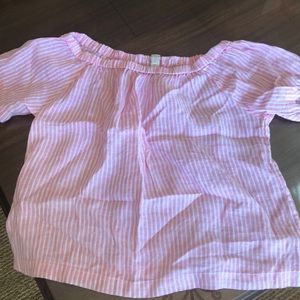 J Crew Factory Off the Shoulder Shirt